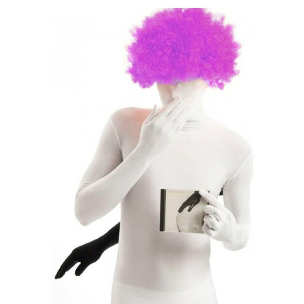 Morphsuits Wig Adult Men/Women Fuzzy Purp Wig Costume NWT